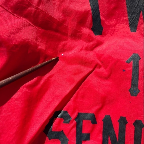 Men's VTG Twins 10 Jacket Red 1981 Embroidery M Lined 80s Snap MLB USA Windbreak - Picture 12 of 15